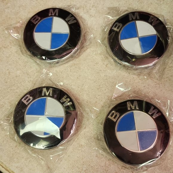 New Set Of 4 BMW hubcap Center Caps. Read below - Picture 2 of 7